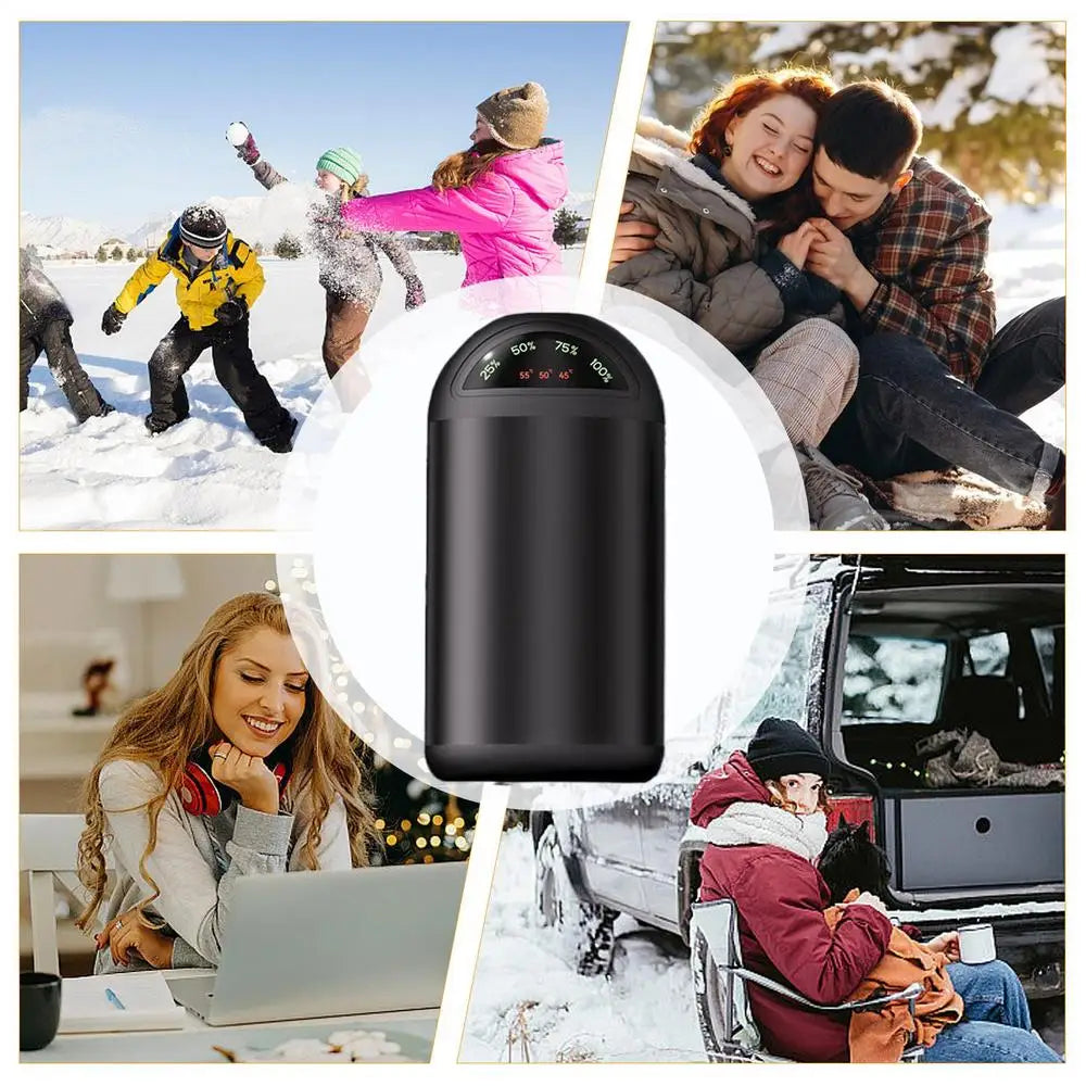 Rechargeable Hand Warmer Pocket Double Sided Heating Hand Warmer Fast Charging