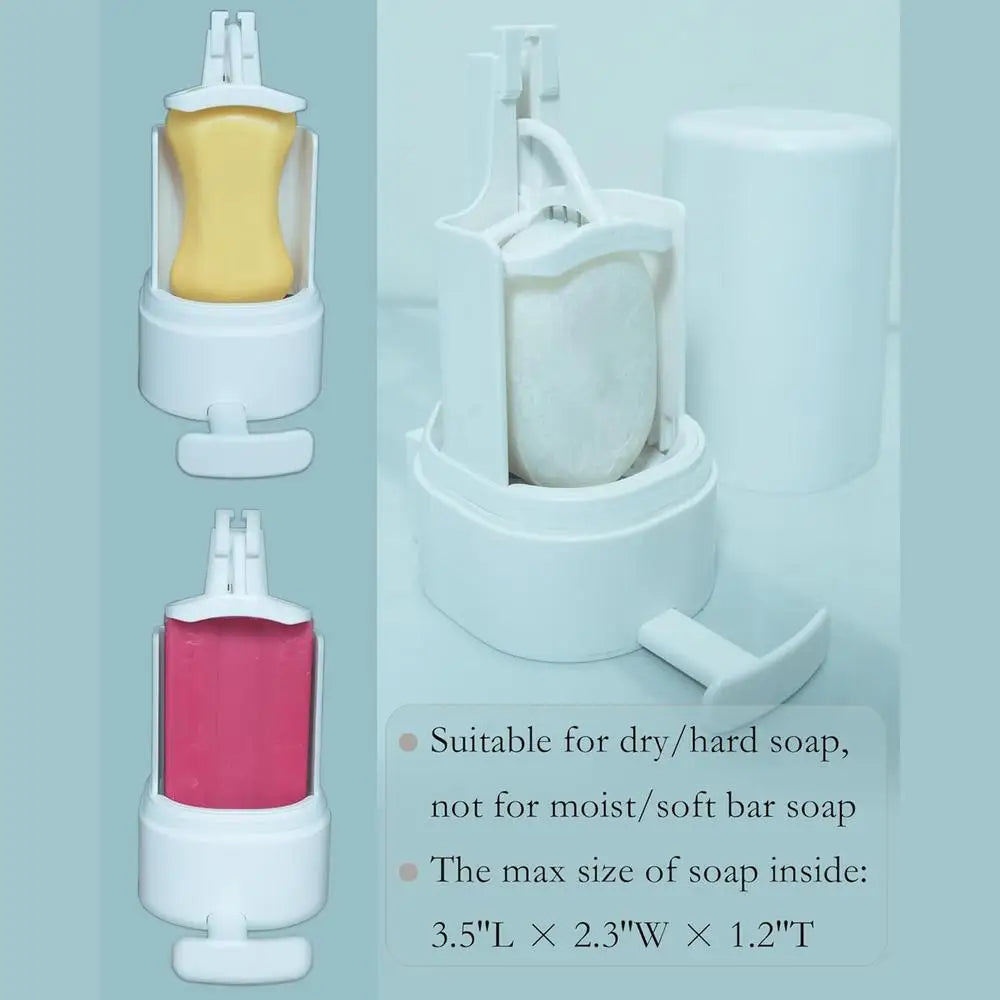 Bar Soap Grinder Grinding Soap Box Solid Soapy Bar Grinding Box Holder Creative Solid Soapy Bar Dispenser For Hand Washing