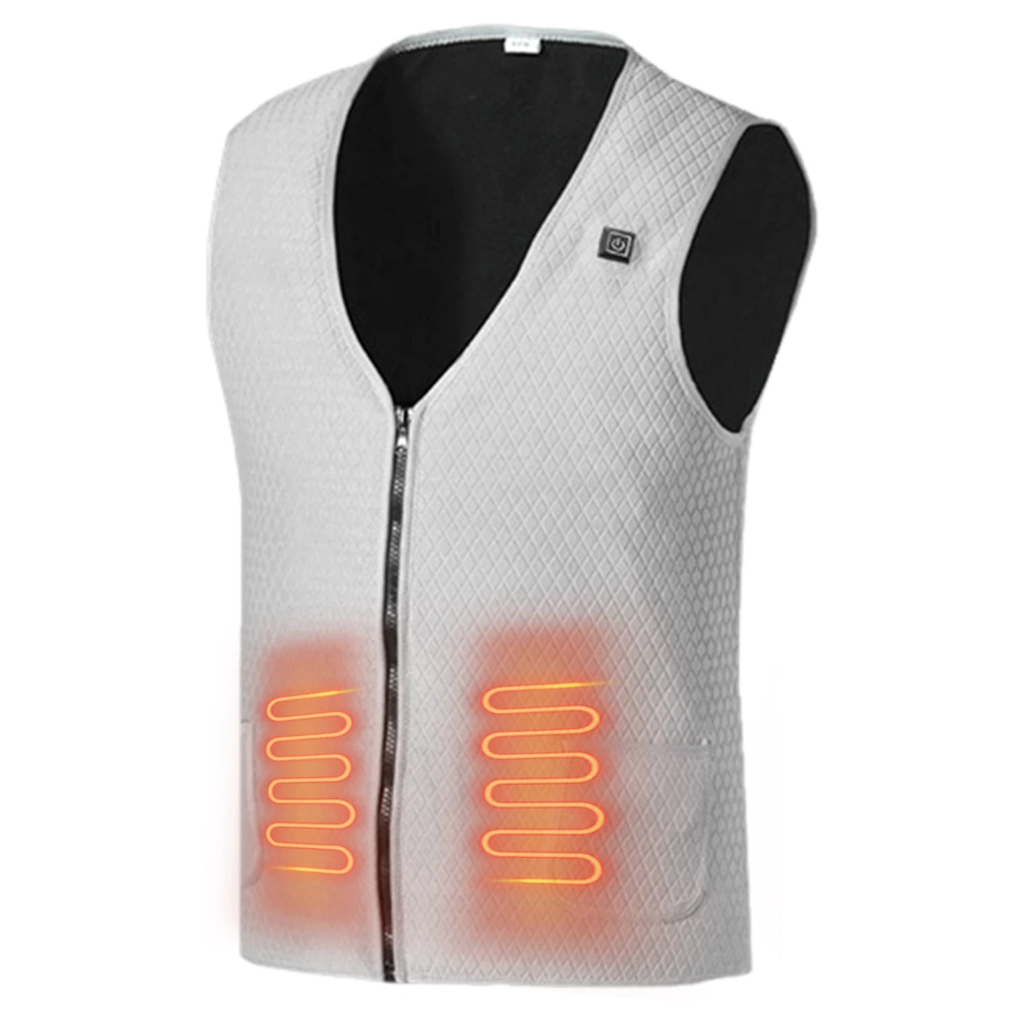 USB Heated Vest - 3-Speed Adjustable, Washable Heating Jacket for Outdoor Winter.