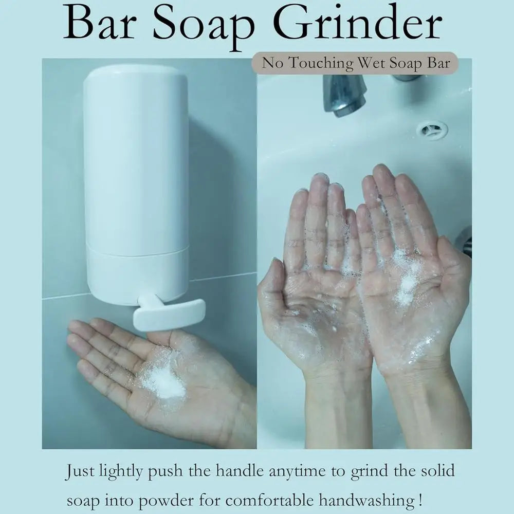 Bar Soap Grinder Grinding Soap Box Solid Soapy Bar Grinding Box Holder Creative Solid Soapy Bar Dispenser For Hand Washing